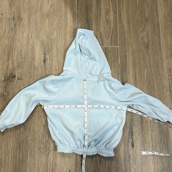 Vintage Gymboree Hoodie Coat Girls Best Friend Blue Hoodie Polka Dot Y2K Zip Up - Picture 7 of 9